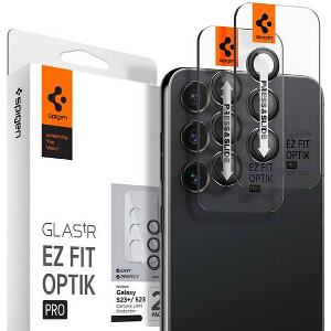 SPIGEN GLASS EZ FIT OPTIK PRO 2 PACK BLACK FOR SAMSUNG GALAXY S23/S23+/S24