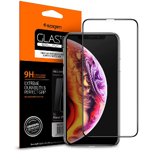 SPIGEN GLASS FC HD 1 PACK BLACK FOR IPHONE 11 PRO MAX/IPHONE XS MAX