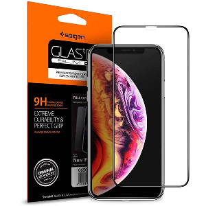 SPIGEN GLASS FC HD BLACK FOR IPHONE 11 PRO/XS/X