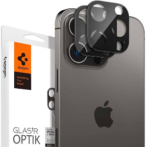 SPIGEN GLASS OPTIK 2 PACK BLACK FOR IPHONE 14 PRO/IPHONE 14 PRO MAX