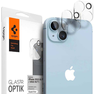 SPIGEN GLASS OPTIK 2 PACK CLEAR FOR IPHONE 14/IPHONE 14 PLUS