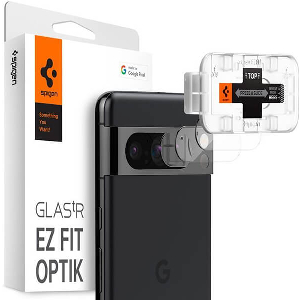 SPIGEN GLASS TR EZ FIT OPTIK 2 PACK CRYSTAL CLEAR FOR GOOGLE PIXEL 8 PRO