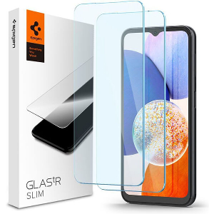 SPIGEN GLASS TR SLIM 2 PACK FOR SAMSUNG GALAXY A25 5G/GALAXY A15/GALAXY A15 5G