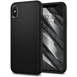 SPIGEN LIQUID AIR BACK COVER CASE FOR APPLE IPHONE X / XS MATTE BLACK