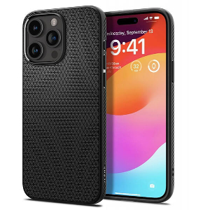 SPIGEN LIQUID AIR MATTE BLACK FOR IPHONE 15 PRO