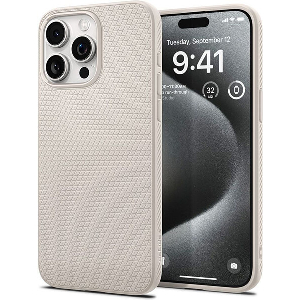 SPIGEN LIQUID AIR NATURAL TITANIUM FOR IPHONE 15 PRO