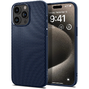 SPIGEN LIQUID AIR NAVY BLUE FOR IPHONE 15 PRO MAX