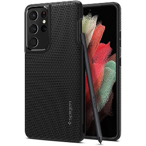 SPIGEN LIQUID AIR PEN FOR SAMSUNG S21 ULTRA MATTE BLACK