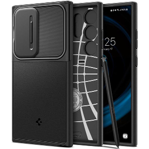 SPIGEN OPTIK ARMOR BLACK FOR SAMSUNG GALAXY S24 ULTRA