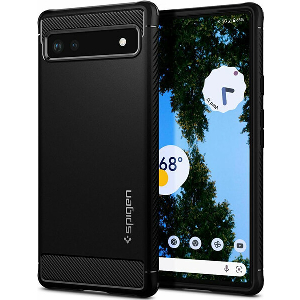 SPIGEN RUGGED ARMOR BLACK FOR GOOGLE PIXEL 6A