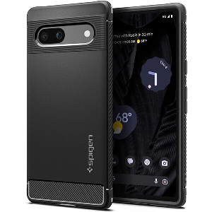 SPIGEN RUGGED ARMOR BLACK FOR GOOGLE PIXEL 7A