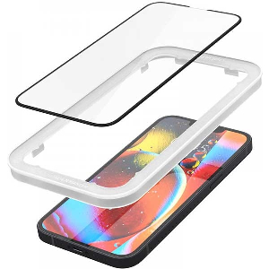 SPIGEN TEMPERED GLASS ALM GLASS FC 2-PACK FOR IPHONE 13 PRO MAX/ 14 PLUS BLACK