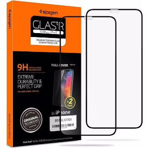 SPIGEN TEMPERED GLASS FC 2 PACK BLACK FOR IPHONE 11 PRO/XS/X