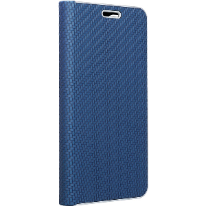 FORCELL LUNA CARBON FLIP CASE FOR SAMSUNG GALAXY A51 BLUE