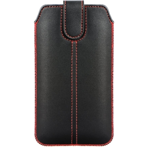 FORCELL POCKET POUCH CASE ULTRA SLIM M4 - SAMSUNG GALAXY A6+ 2018/A7 2018/MATE 20 LITE BLACK