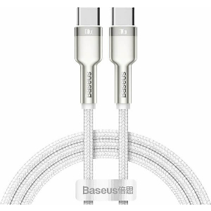 BASEUS CABLE CAFULE USB TYPE-C TO USB TYPE-C 100W 1M WHITE