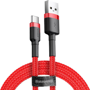 BASEUS CAFULE CABLE USB TYPE-C 2A 3M RED