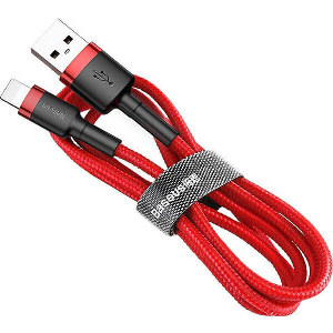 BASEUS CAFULE CABLE USB LIGHTNING 2.4A 0.5M RED
