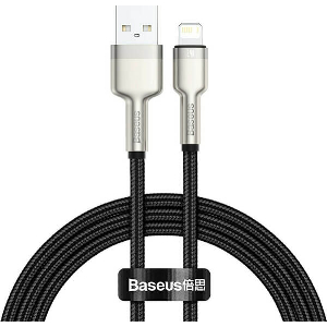 BASEUS CAFULE CABLE USB LIGHTNING 2.4A 1M BLACK