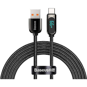 BASEUS DISPLAY CABLE USB TO TYPE-C 66W 1M BLACK