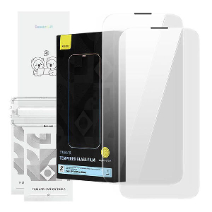 BASEUS IPHONE 14 PRO CORNING TEMPERED GLASS WITH BUILT-IN DUST FILTER