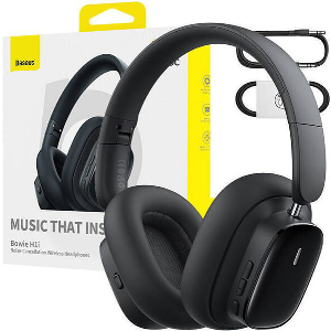 BASEUS BOWIE H1I NOISE-CANCELLATION WIRELESS HEADPHONES CLUSTER BLACK