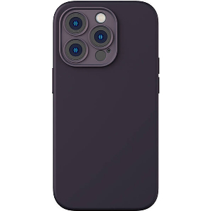 BASEUS LIQUID SILICA GEL CASE IPHONE 14 PRO ELDERBERRY+ TEMPERED GLASS + CLEANING KIT
