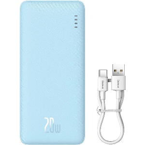 BASEUS POWER BANK AIRPOW FAST CHARGE 20000MAH 20W GALAXY BLUE