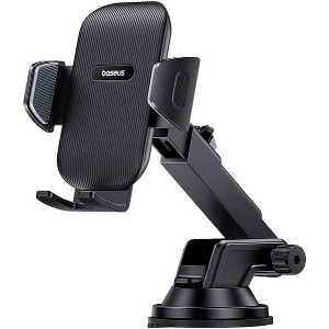 BASEUS ULTRACONTROL GO SERIES CLAMP-TYPE PHONE HOLDER SUCTION CUP BLACK