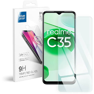 BLUE STAR TEMPERED GLASS FOR REALME C35