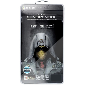 X-ONE FULL COVER EXTRA STRONG PRIVACY FOR IPHONE 14 PRO (FULL GLUE) TEMPERED GLASS 9H