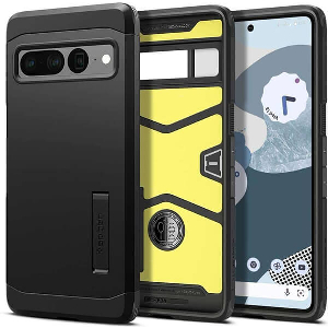 SPIGEN GOOGLE PIXEL 7 PRO TOUGH ARMOR BLACK