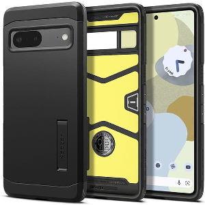 SPIGEN GOOGLE PIXEL 7 TOUGH ARMOR BLACK