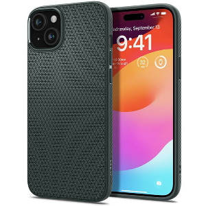 SPIGEN LIQUID AIR ABYSS GREEN FOR IPHONE 15