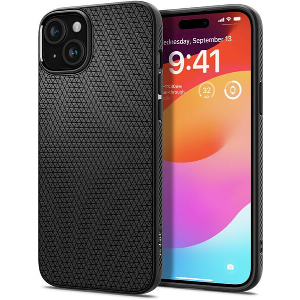 SPIGEN LIQUID AIR MATTE BLACK FOR IPHONE 15