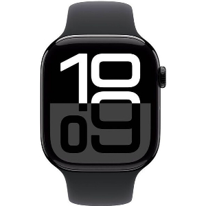 APPLE WATCH 10 GPS JET BLACK MWWF3 42MM BLACK SPORT BAND M/L