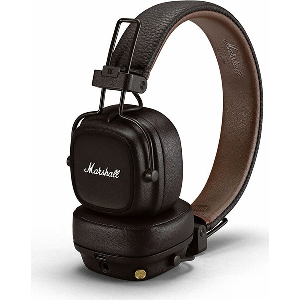 ΑΚΟΥΣΤΙΚΑ BLUETOOTH MARSHALL MAJOR IV LEATHER BROWN