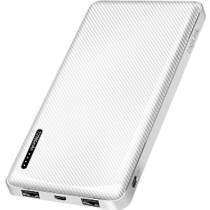 LOGILINK PA0316W POWERBANK 10000 MAH 2X USB-A,USB-C,MICRO-USB,WITH QUICK CHARGE FUNCTION,WHITE