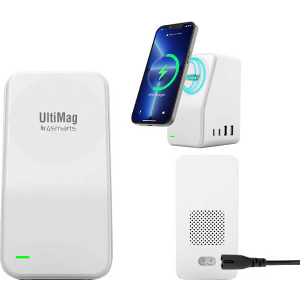 4SMARTS 5IN1 MAINS CHARGING STATION ULTIMAG DESKTOWER WHITE