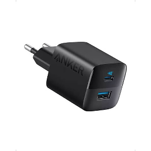 ANKER CHARGER 323 33W DUAL PORT USB-C/A BLACK