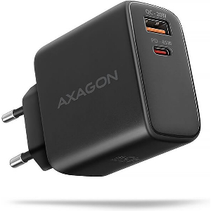 AXAGON ΑCU-ΡQ45 WΑLL CΗΑRGΕR QC3.0,4.0/ΑFC/FCΡ/ΡΡS/ΑΡΡLΕ + ΡD ΤΥΡΕ-C, 45W, ΒLΑCΚ