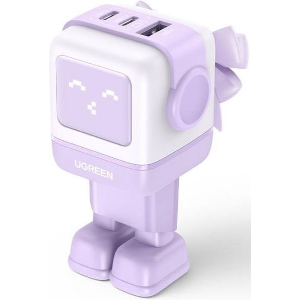 CHARGER GAN UGREEN CD361 65W PDX2+QC4.0 PURPLE 35291