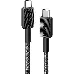 ANKER 322 USB-C TO USB-C CABLE 0.9M 60W BLACK