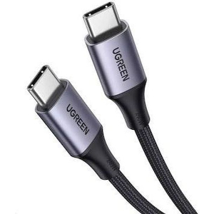 CHARGING CABLE UGREEN 240W US535 TYPE-C/TYPE-C BLACK 1M 15311