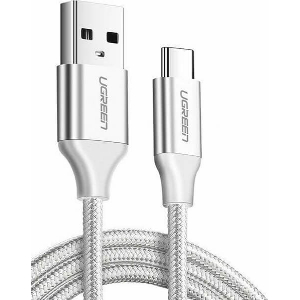 CHARGING CABLE UGREEN US288 TYPE-C SILVER 3M 60409 3A