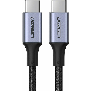 CHARGING CABLE UGREEN US316 TYPE-C/TYPE-C BLACK 1M 70427 5A