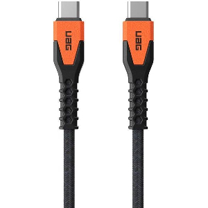UAG RUGGED KEVLAR CABEL USB-C FOR USB-C 1,5M BLACK/ORANGE BULK