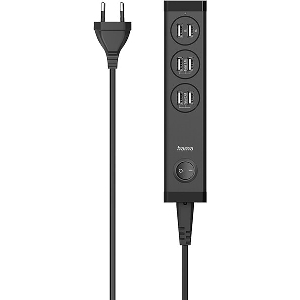 HAMA 223201 USB MULTI-CHARGER, 6 PORTS, USB-A FOR TABLETS AND SMARTPHONES, 34W