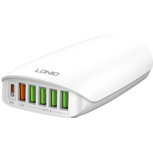 LDNIO A6573C 65W MULTI-PORTS DESKTOP CHARGING STATION