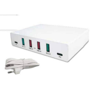 LINEME 80-00144 CHARGING STATION 4FAST+2 USB
